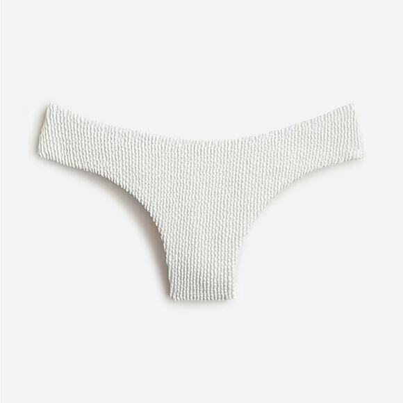 NWT J.Crew Scrunchie Hipster Bikini Bottom XXL White - Picture 2 of 6